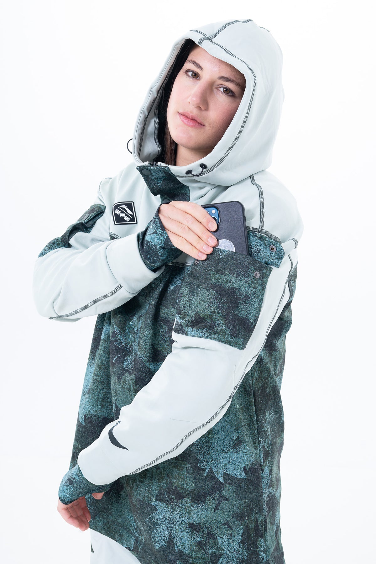 HALF ZIP HOODIE - WOMEN'S